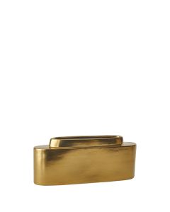 Gold Metallic Planter 12" x 5"