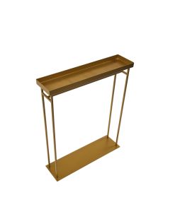 Gold Metal Planter Stand 19.75" x 24" 