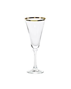 Gold Rim Wine 10 oz