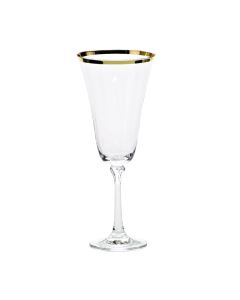 Gold Rim Wine 13 oz