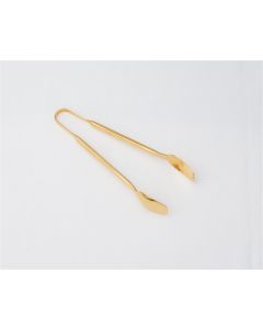 Serving Tong Gold Hammered 6.75"