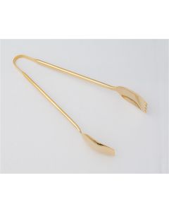 Serving Tong Gold Hammered 9.75"