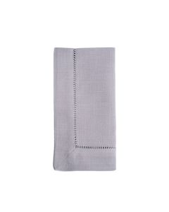 Grey Hemstitch 20" Square Napkin