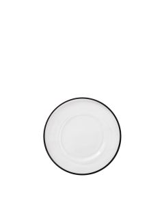 Halo Black Rim Bread and Butter Plate 6.5"