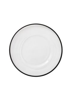 Halo Black Rim Dinner Plate 10.5"