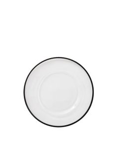 Halo Black Rim Salad or Dessert Plate 8.5"