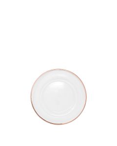 Halo Rose Gold Rim Bread and Butter Plate 6.5"