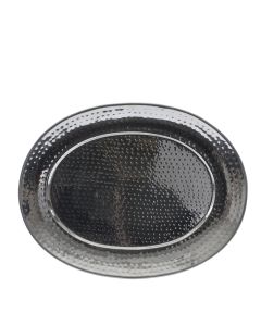 Hammered Oval Tray 15" x 20"