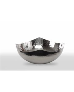 Bowl Fiji Hammered SS 9" x 2.75" 67 oz