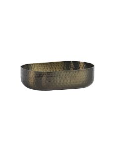 Basket Hammered Black 9" x 6" x 2.25" High