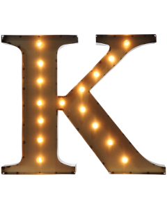 Marquee Letter "K"
