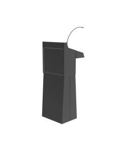 Podium Lectern Black with Sound 