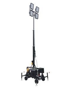Portable LED Light Tower 4 Light Mast