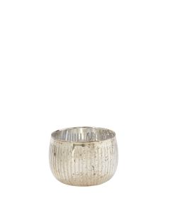 Lulu Silver Candle Holder 3.5" x 4.5"