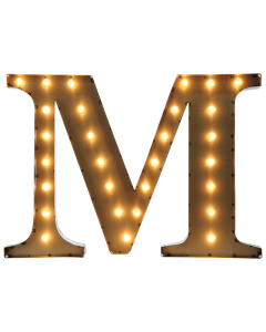 Marquee Letter "M"