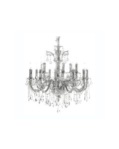Chandelier, Majestic Crystal 27"