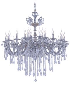 Chandelier, Majestic Crystal 48"