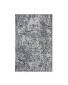 Medallion Pewter Rug 5' x 7'