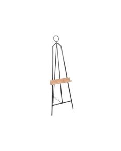 Easel Metal and Wood with Shelf 66"