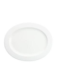 Mia White Platter 14"