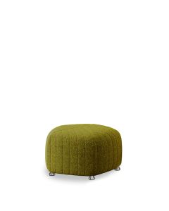 Monaco Fern Boucle Large Pouf