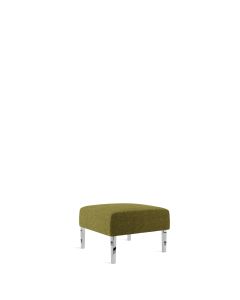 Monaco Fern Boucle Lounge Square Ottoman