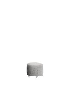Monaco Grey Boucle Small Pouf
