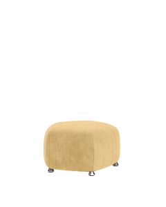 Monaco Honey Velvet Large Pouf
