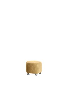 Monaco Honey Velvet Small Pouf