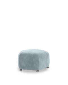 Monaco Rain Velvet Large Pouf