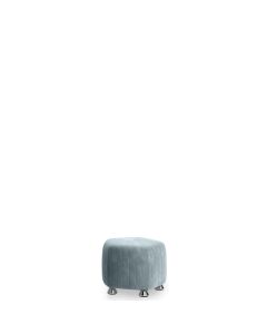 Monaco Rain Velvet Small Pouf