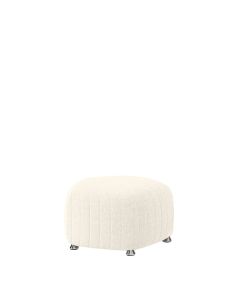 Monaco Snow Boucle Large Pouf