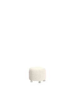 Monaco Snow Boucle Small Pouf