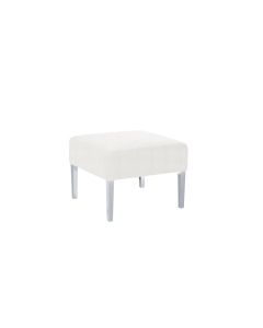 Monaco White Chair no Back 18" High Dining