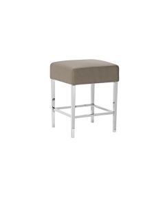 Monaco Velvet Chair no Back 30" High Bar