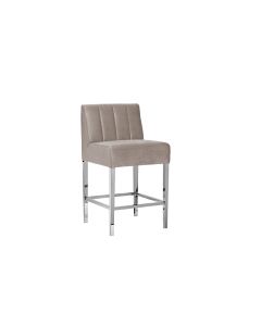 Monaco Velvet Chair with Back 30" High Bar