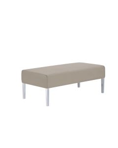 Monaco Velvet Loveseat no Back 18" High Dining