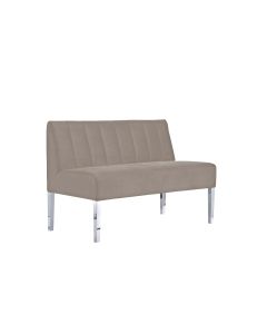 Monaco Velvet Loveseat with Back 18" High Dining