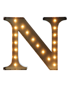 Marquee Letter "N"