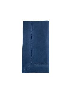 Navy Hemstitch 20" Square Napkin