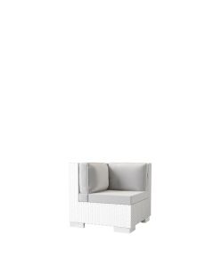 Newport Wicker Corner Chair