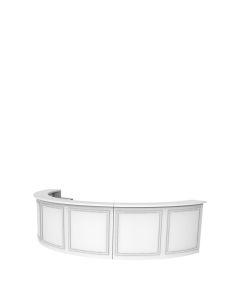 Olivier White Half Circle Bar 21'