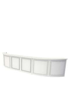 Olivier White U-Shape Bar 20'