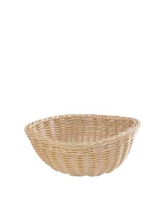 Oval Wicker Bread Basket 9" x 2.25"