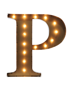 Marquee Letter "P"