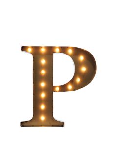 Marquee Letter "P"