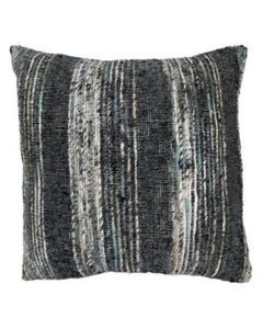 Washed Black Stripe Pillow
