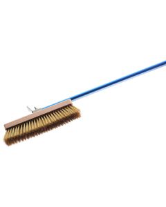 Pizza Oven Brush, Copper with 52â€ Handle 