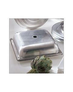 Plate Cover 10" Square Stacking SS