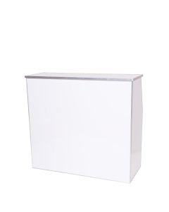 White Folding Bar 4'